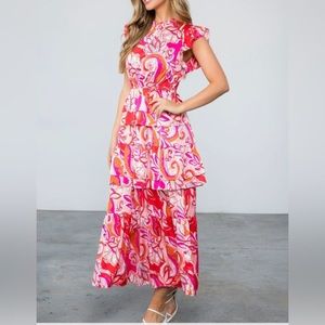 Thml multi tier dress size medium